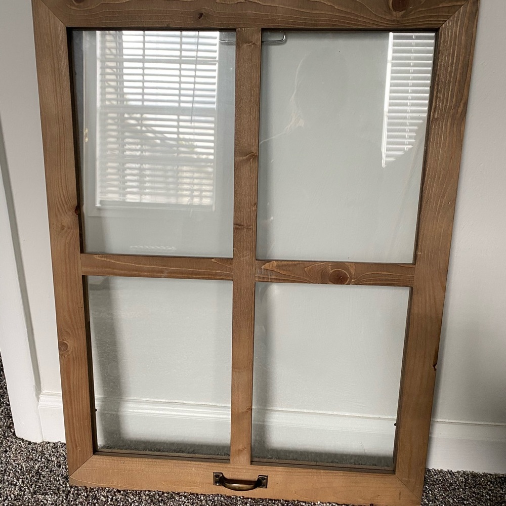 Window picture frame